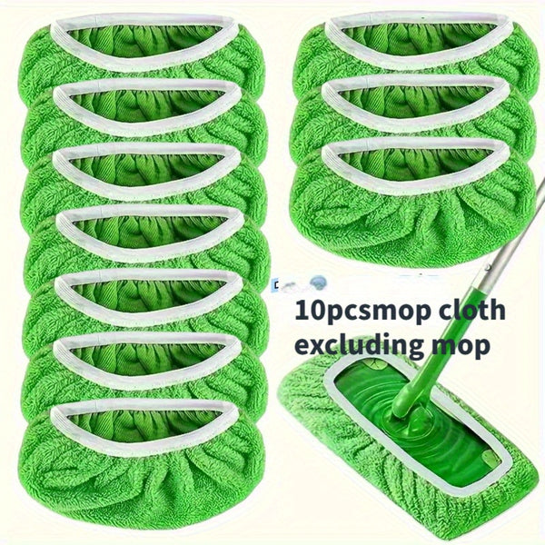 10pcs   reusable mop pad covers compatible 10 inch