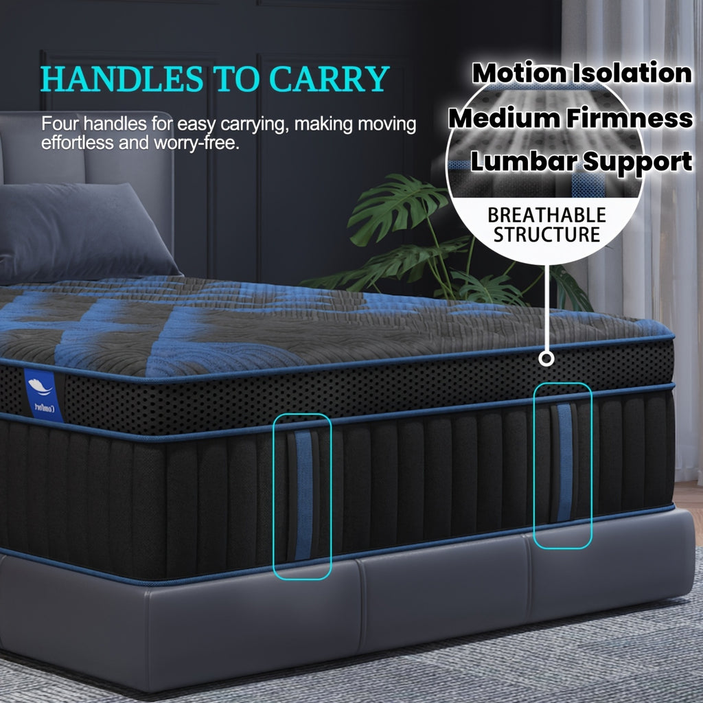 12 14 inch gel memory foam mattress