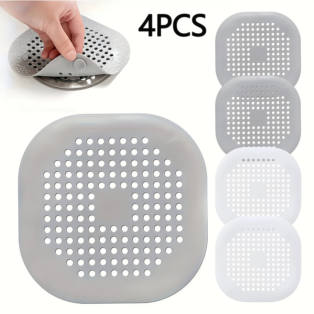 4 pack anti clogging drain strainers bathtub shower floor