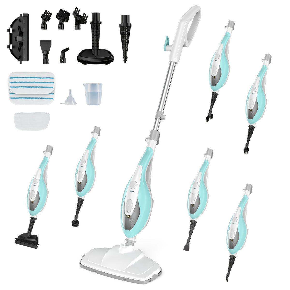 10 in 1 multifunctional steam mop 1550w high pressure
