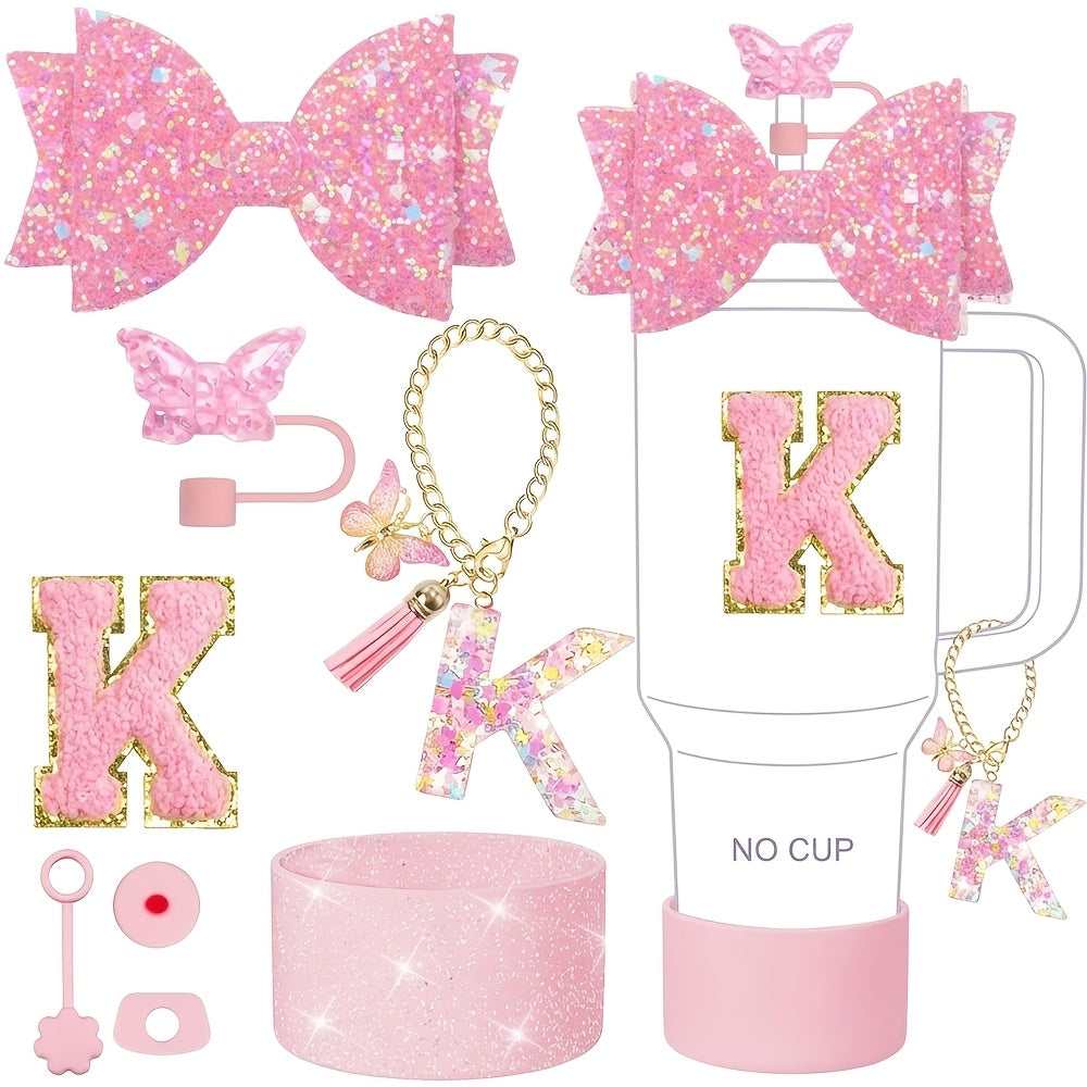 8pcs additions set 30oz 40oz tumbler cup including straw top