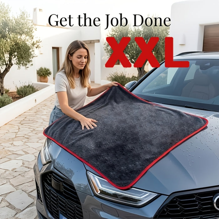 xxl extra large microfiber car drying towel twist loop