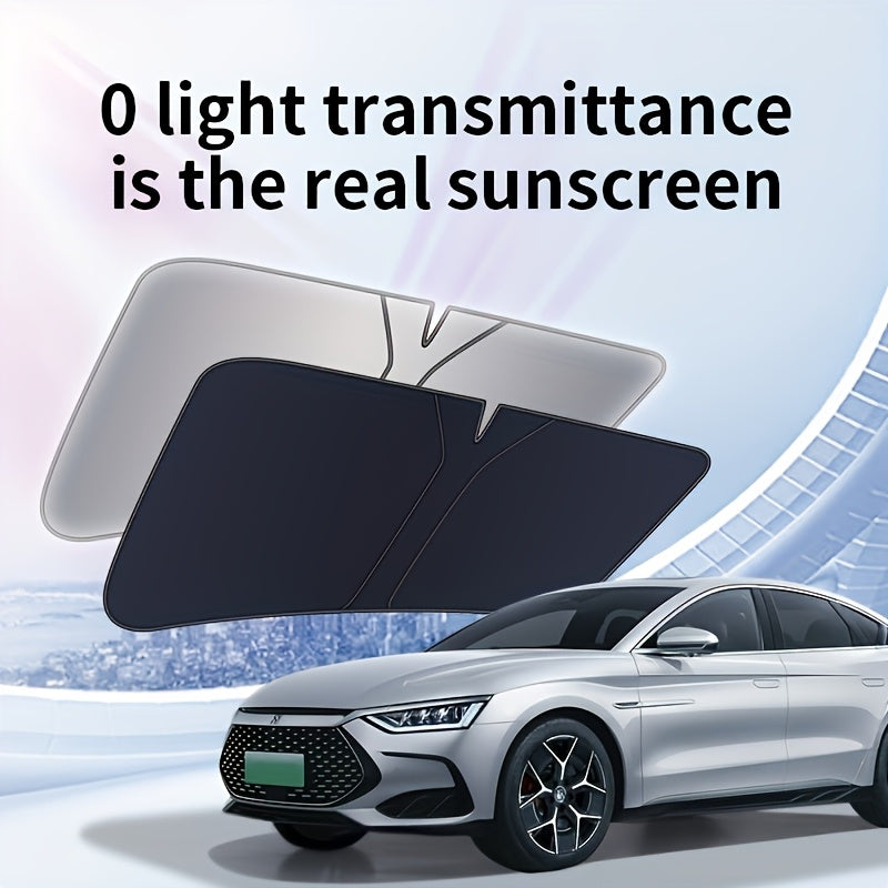 a car specific front windshield sunshade heat insulating uv