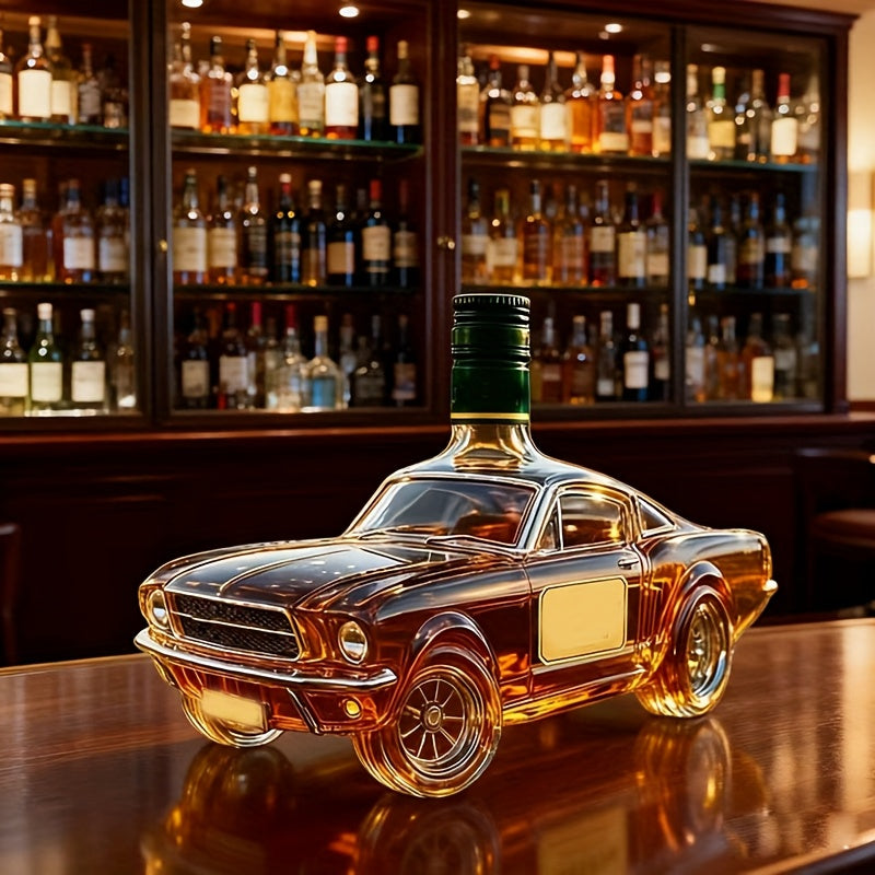 400ml hand blown car shaped whiskey bottle car model wine