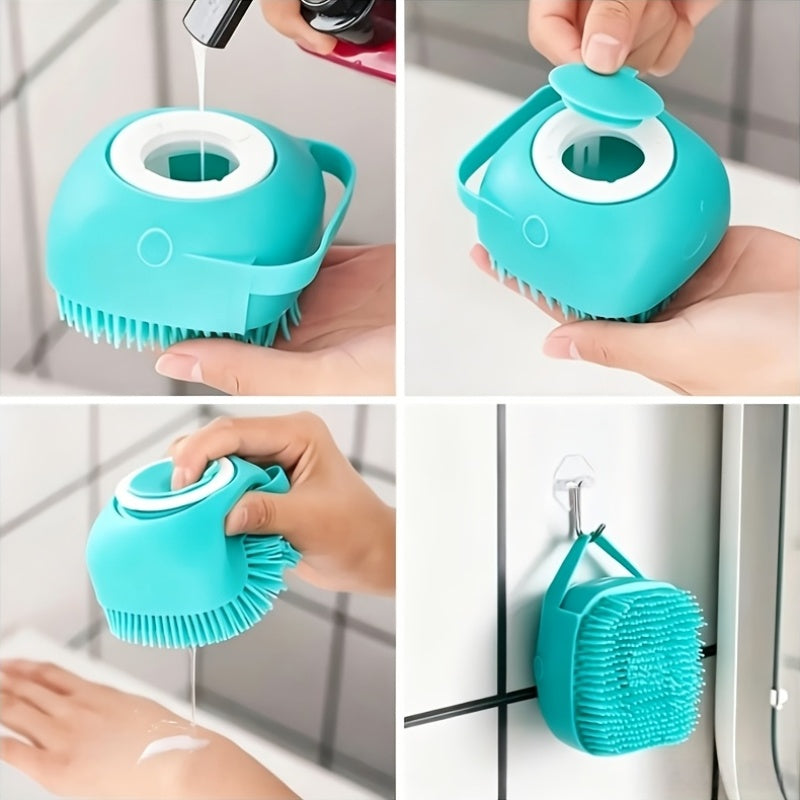 pet grooming brush dog massage brush bathing gentle pet