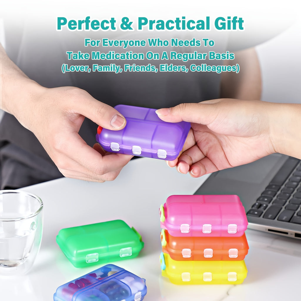 1 pack travel pill organizer 10 compartment pill case