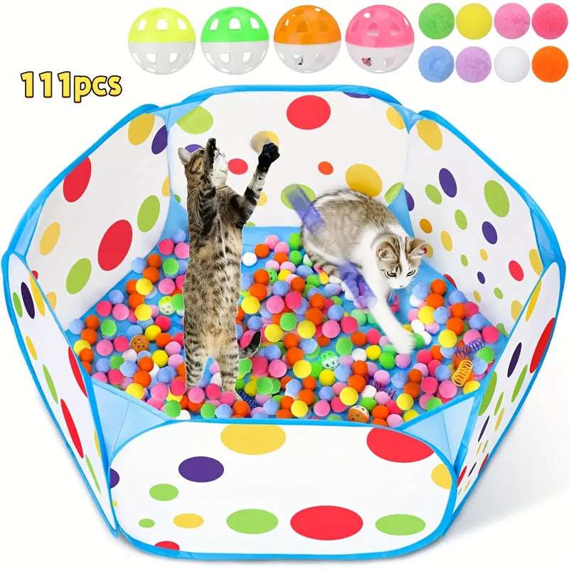 100pcs toy balls 10pcs bell balls random color interactive