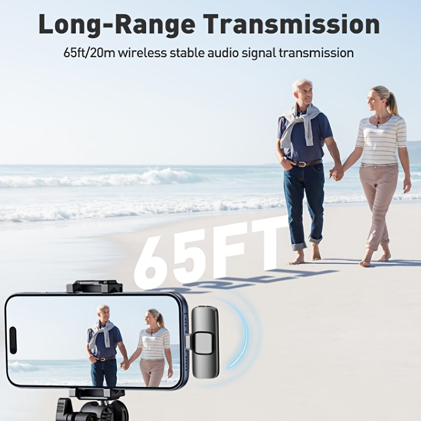 professional dual wireless lapel microphone system