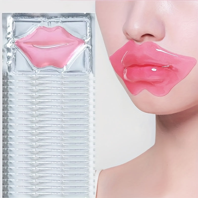 20pcs collagen lip mask moisturizes dry lips   fine