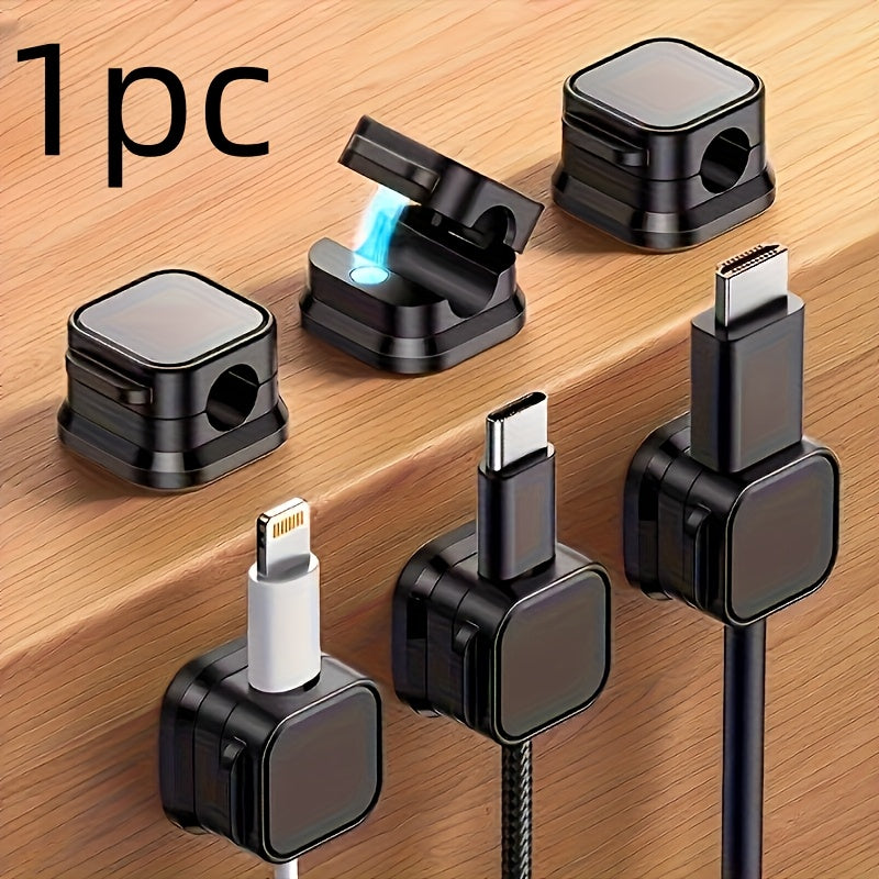 1 8   pack magnetic cable management clamps heavy duty