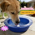 1pc   bowl cooling water feeder reusable ice filled