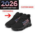 mens black plus size custom athletic casual shoes custom