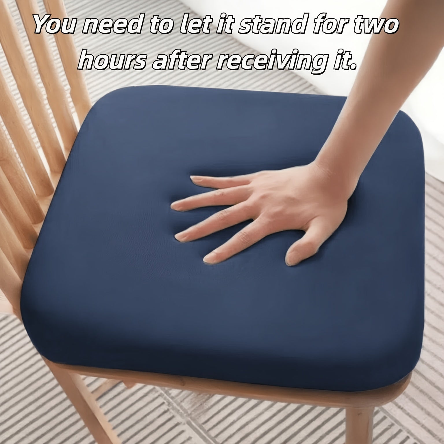ergonomic square seat cushion slow rebound anti flattening