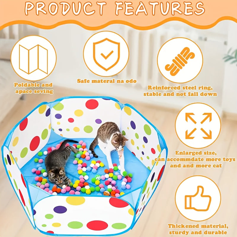100pcs toy balls 10pcs bell balls random color interactive