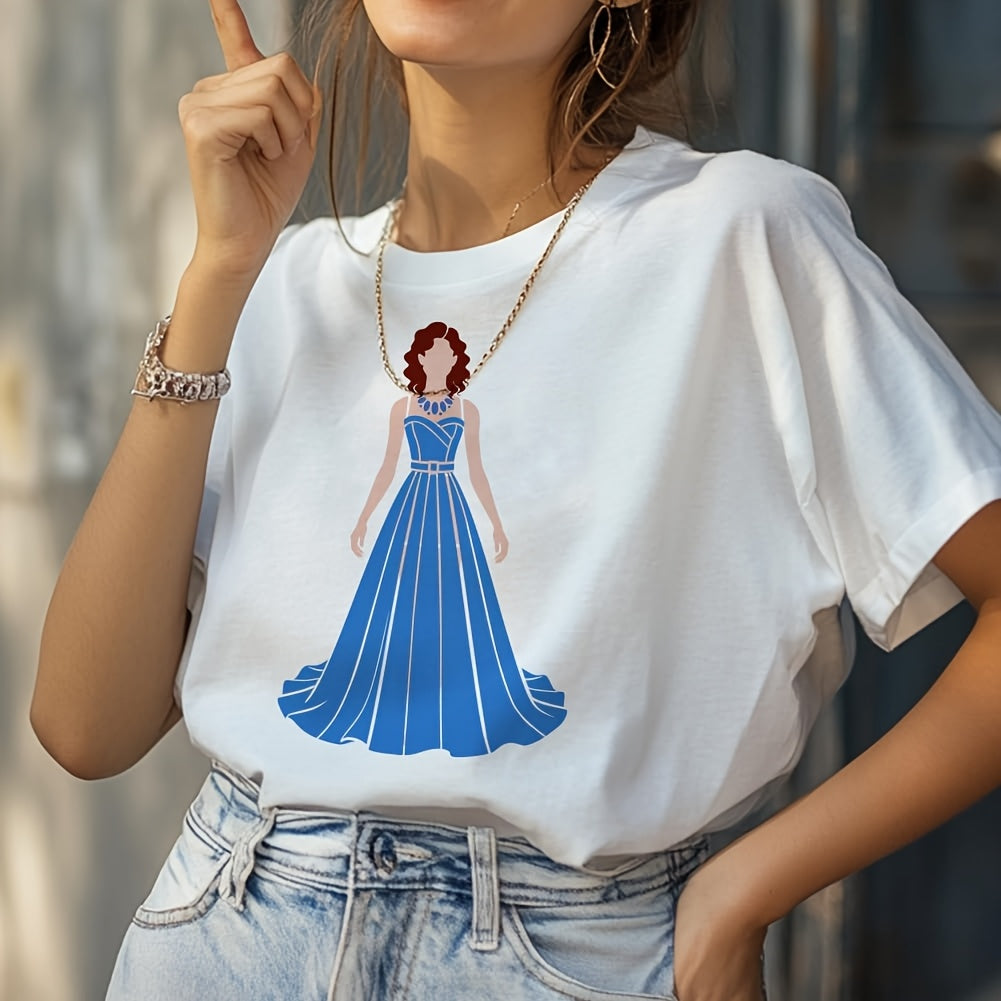 4pcs dress lady stencil reusable   dress stencil
