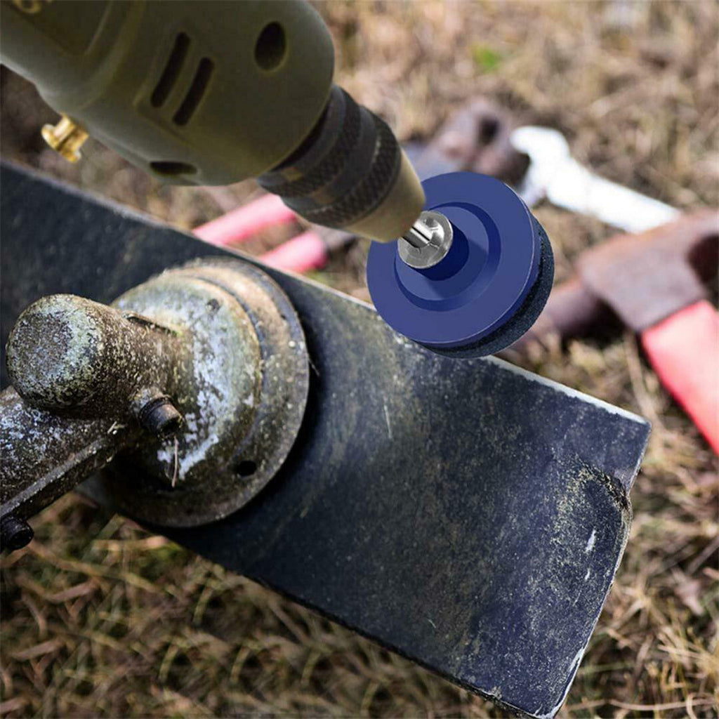universal lawn mower blade sharpener designed rotary mowers
