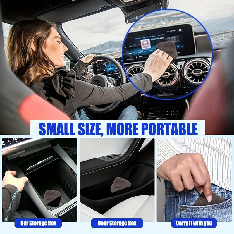 microfiber car touchscreen cleaning cloth hexagonal non