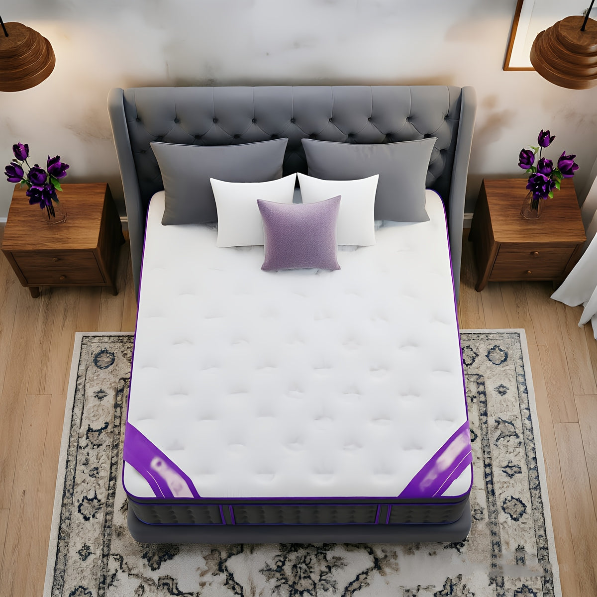 10 12 14 inch   mattress full queen king sizes