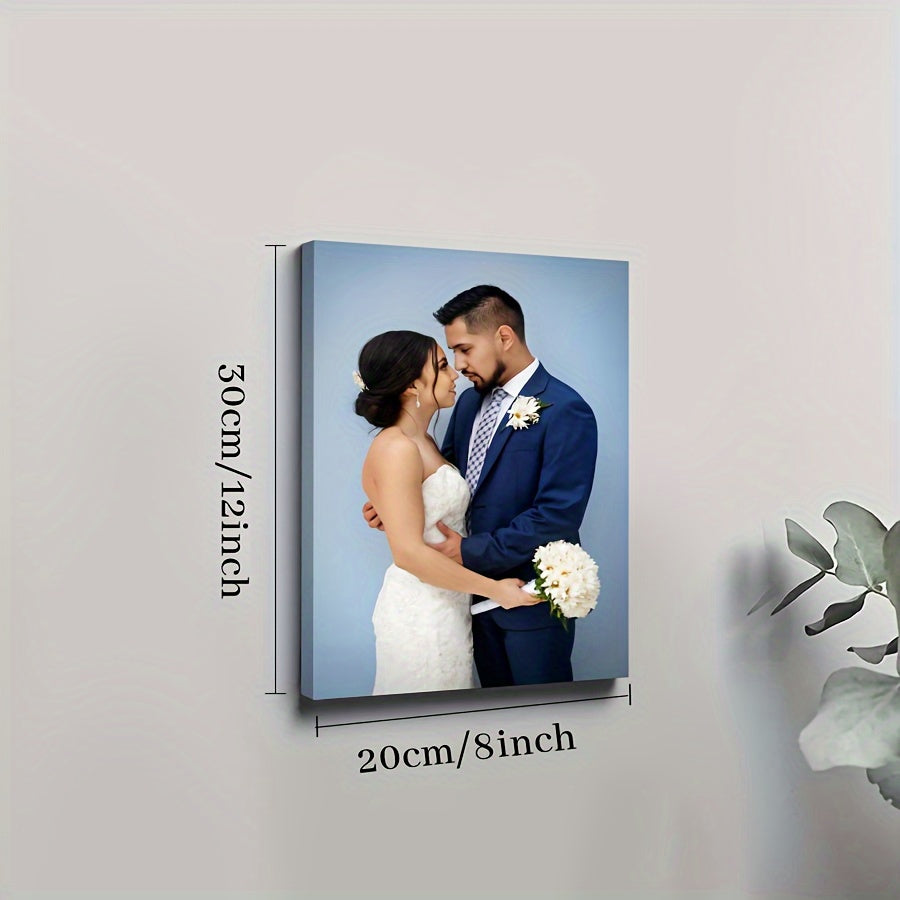 2d flat personalized custom photo canvas prints wrap around