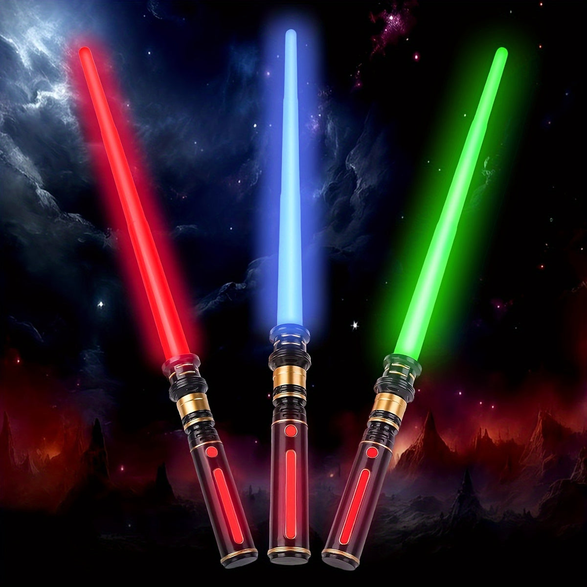 kids light swords fx sound expandable