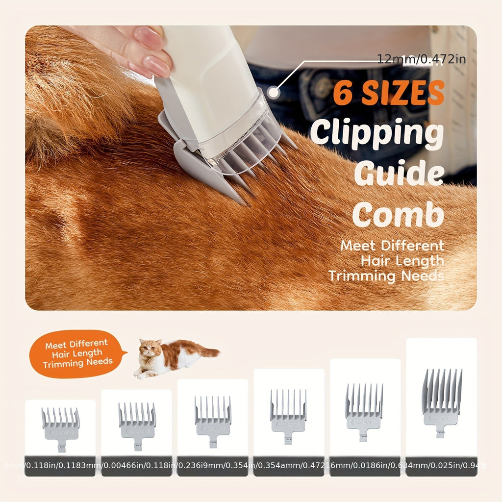 pet grooming vacuum kit 5 in 1 vacuum suction