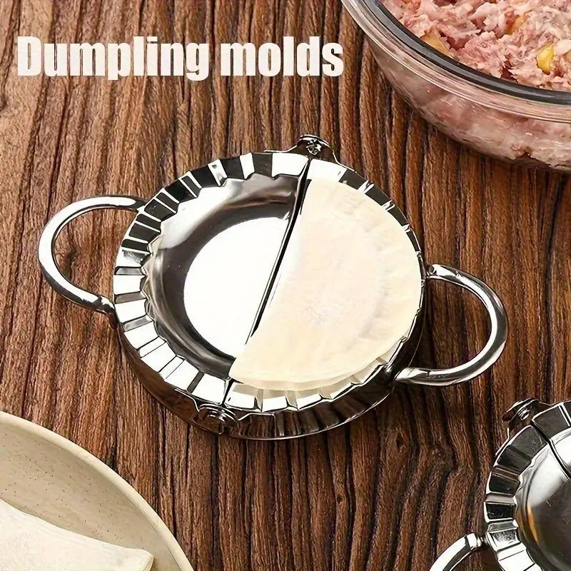 1pc simple dumpling mold stainless steel press mold sealing