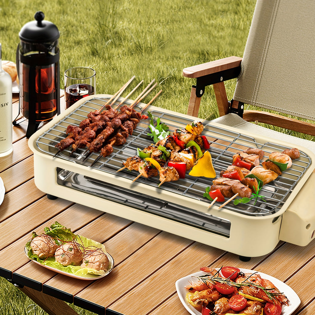 smokeless electric grill indoor grill removable non stick