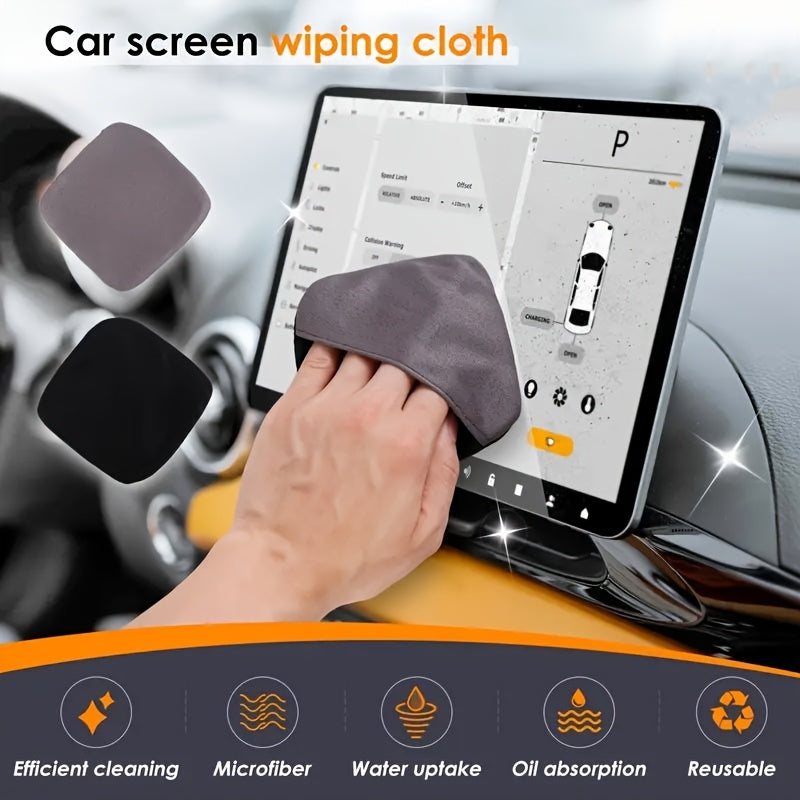 microfiber car touchscreen cleaning cloth hexagonal non