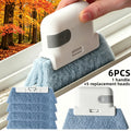 6pcs 1pc handle 5pcs brush heads universal door window track