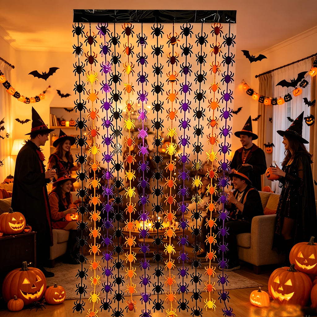 2pcs halloween pumpkin   rain background ribbon 1 2m