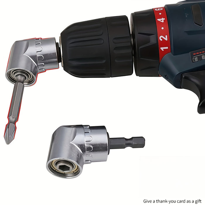 right angle drill bit quick change screwdriver adapter