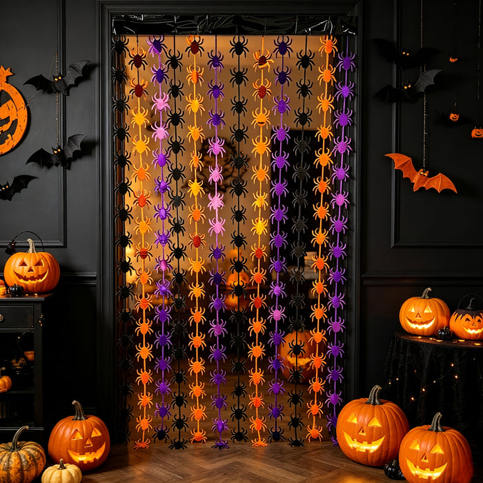 2pcs halloween pumpkin   rain background ribbon 1 2m