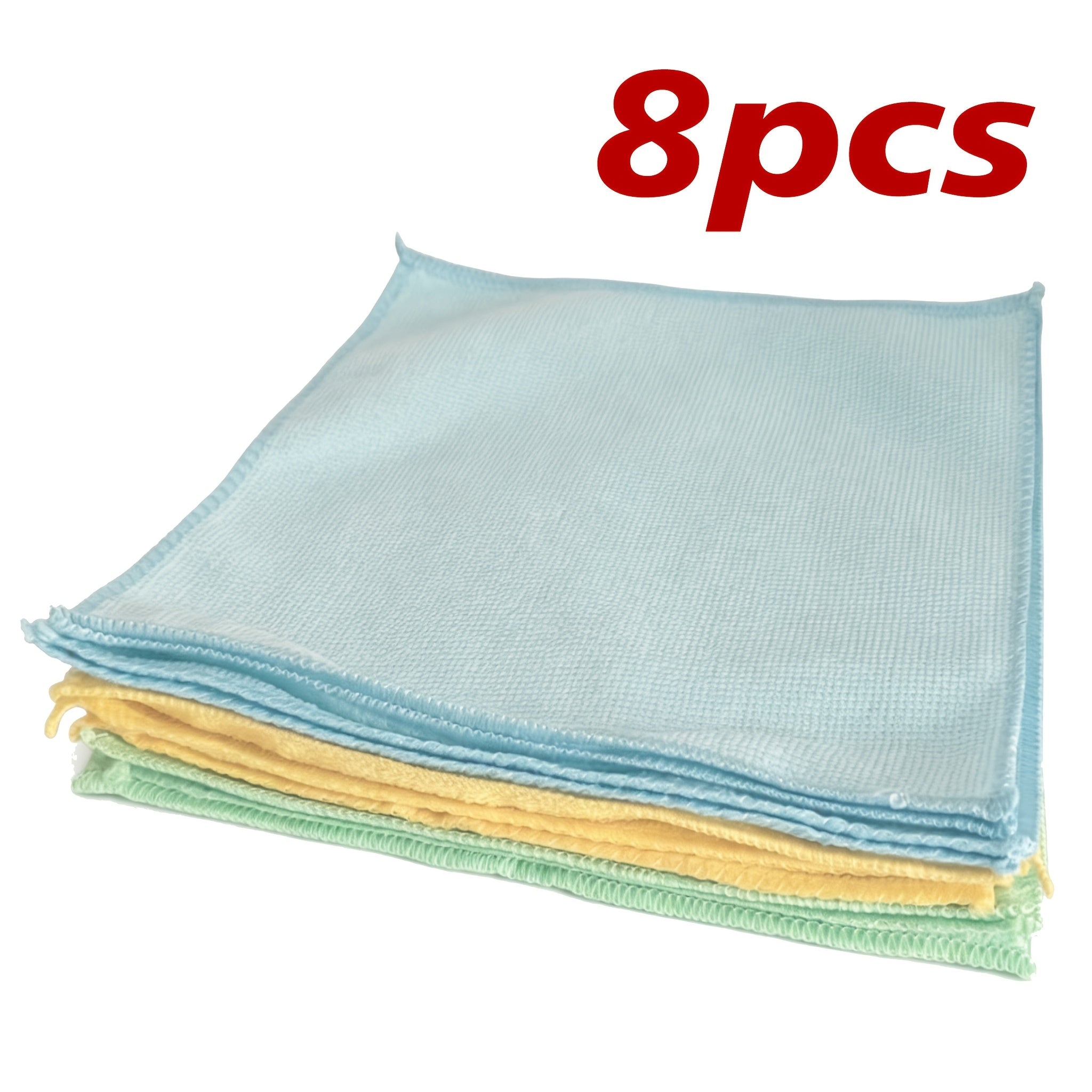 8 16 32 pack random color microfiber cleaning cloths