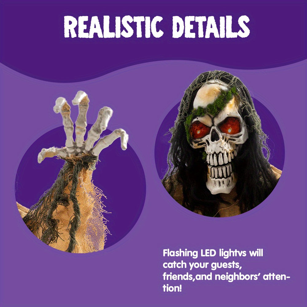 halloween decoration outdoor animated zombie