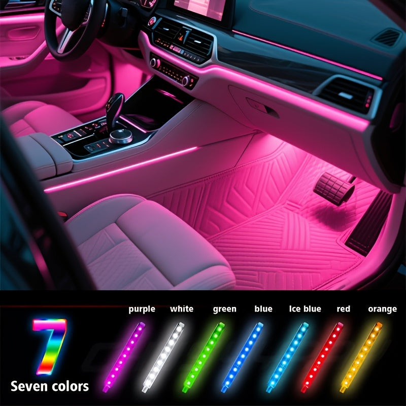 rgb car led light kit multi   usb powered diy