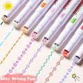 floral outline pen curve pen handcraft curve shaped floral