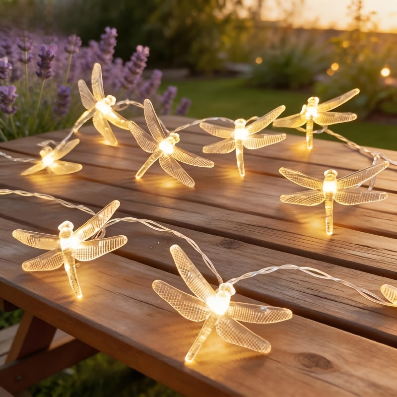 1 string dragonfly string lights 10 leds 1 5m 59inch 4 92ft