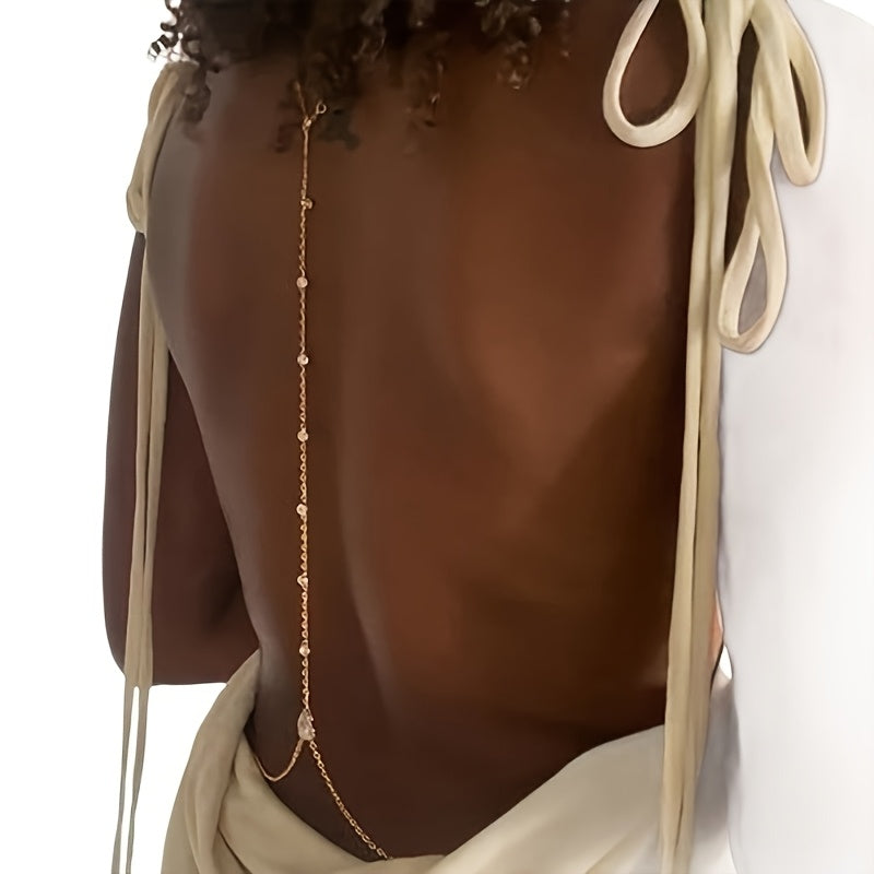 1pc   backless style bridal necklace luxurious multi