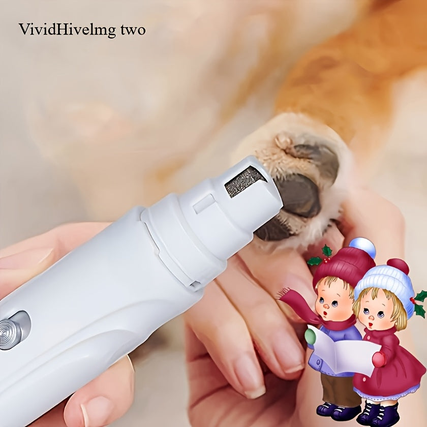 professional electric dog nail grinder trimmer 2 speed pet