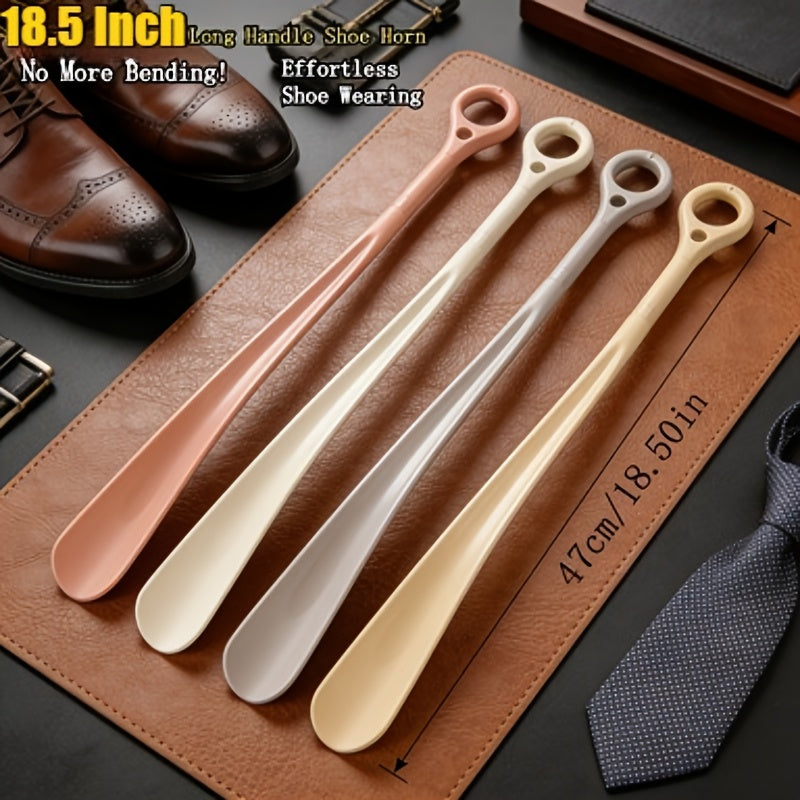 18 0 18 5 inch extra long shoe horn ergonomic fan shaped