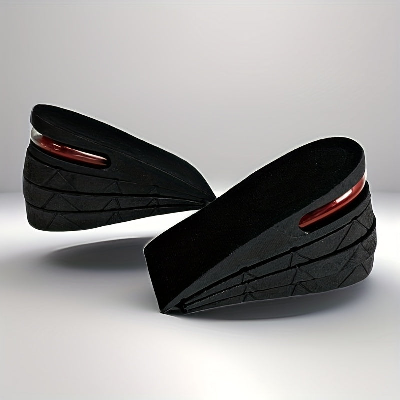 1 pair men women height increase shoe lift insoles