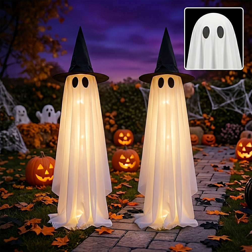 2pcs outdoor halloween decorations large lighted decor set