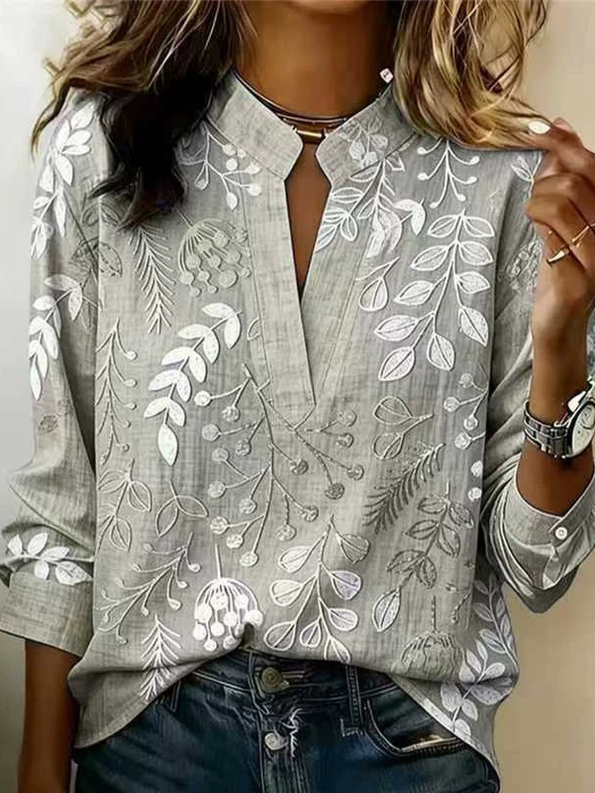 2026 fall winter womens stand collar half   floral