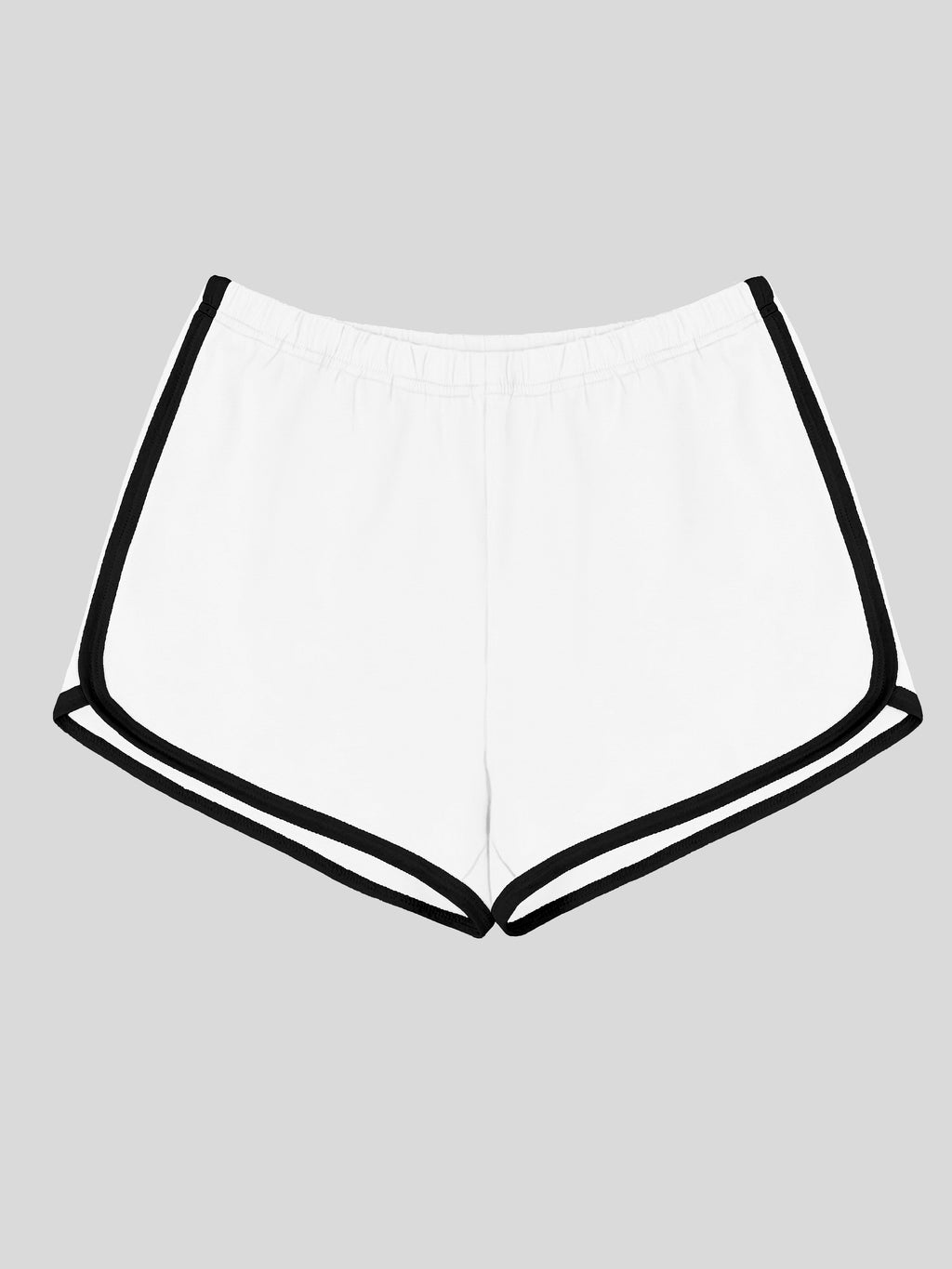 letter print elastic waist shorts casual shorts spring