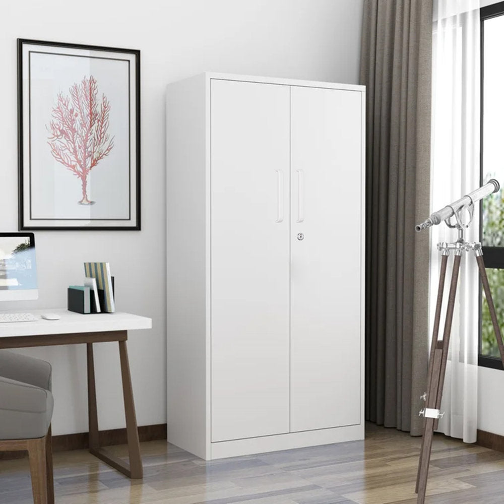 Delvale 6 - Shelf Steel Storage Cabinet ( 70.87 H x 31.5 W x 15.7 D)