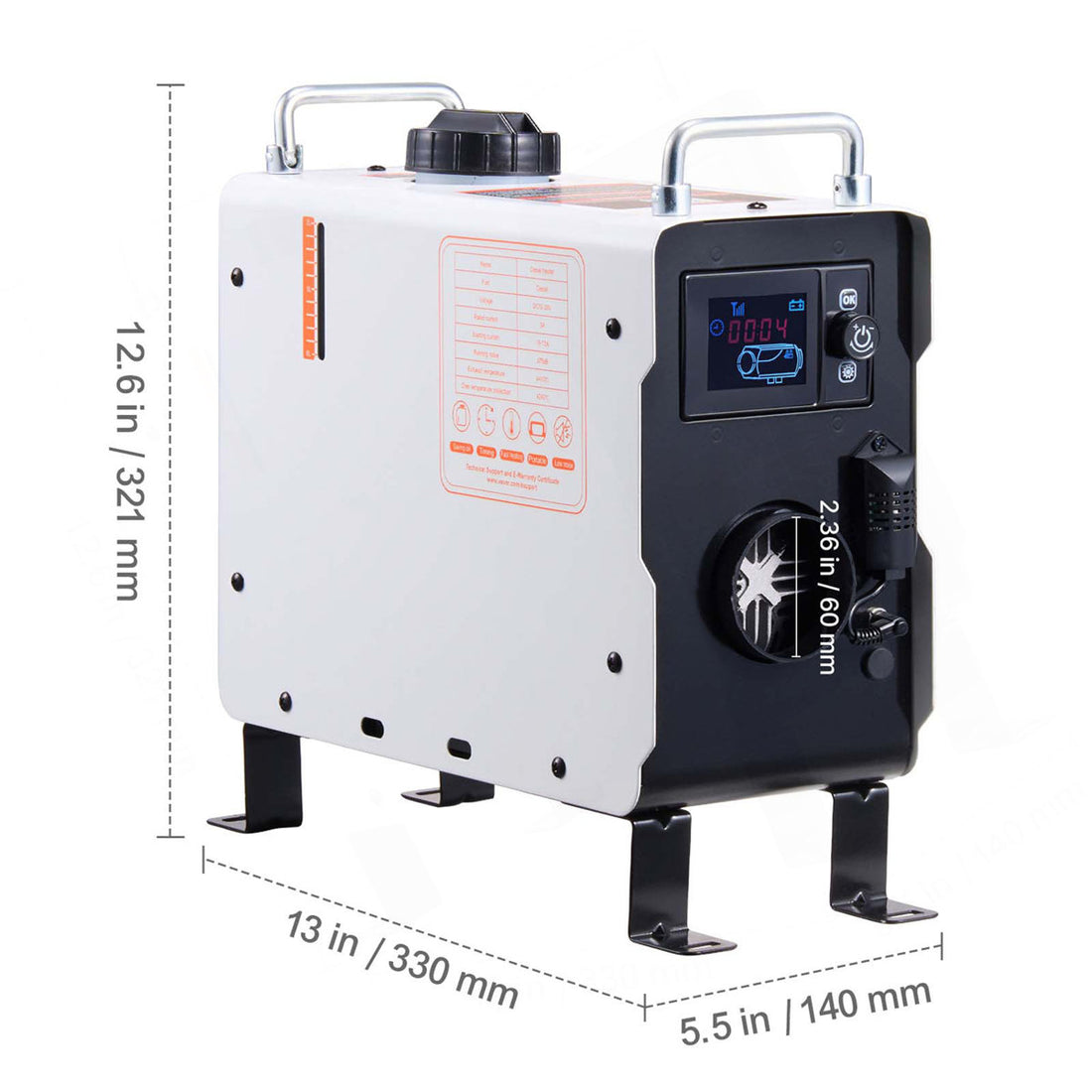 Diesel Air Heater 12V/24V 2KW Bluetooth APP Remote Control For Outdoors