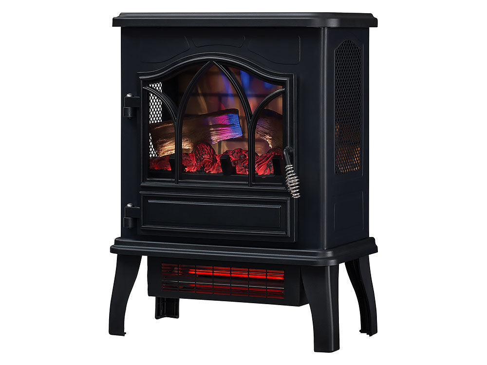 Duraflame 3D Black Infrared Electric Fireplace Stove