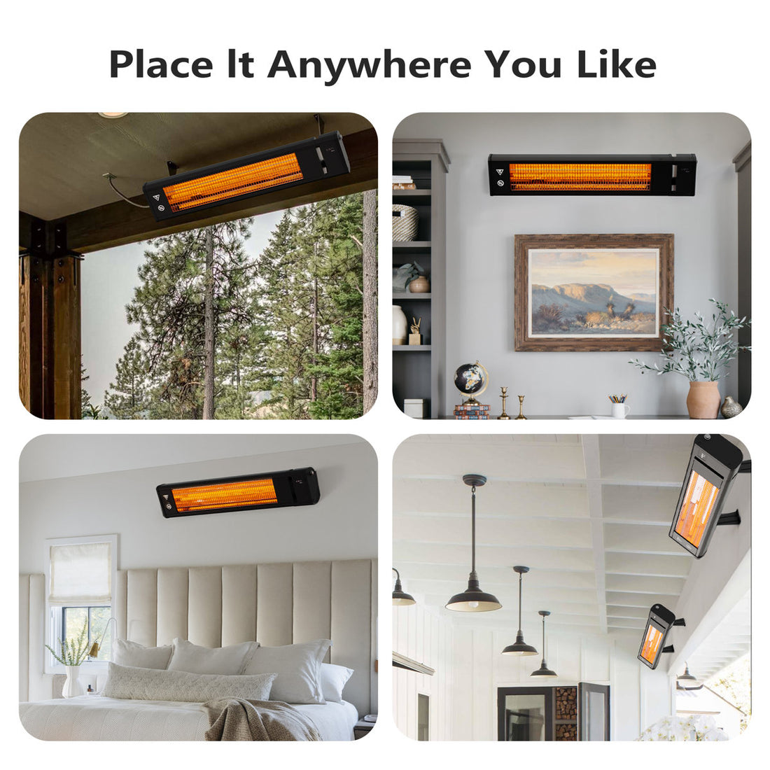 Electric Ceiling Mounted Patio Heater