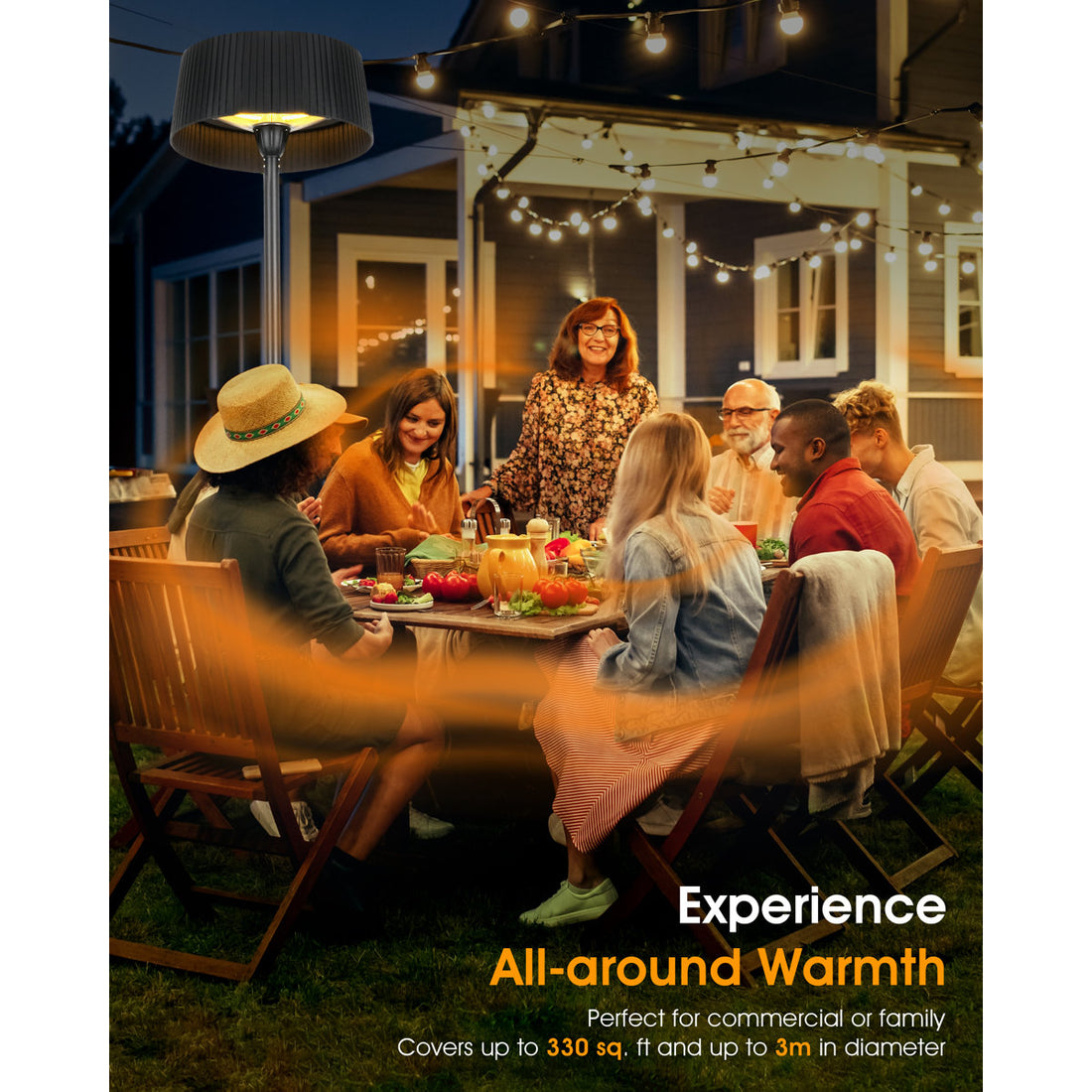 Electric Freestanding Patio Heater