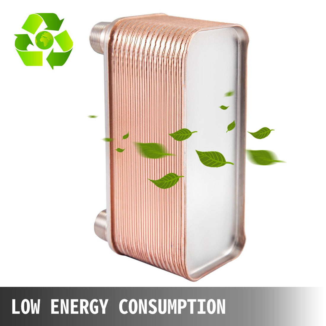 Heat Exchanger 3/X7.5/ 30 Plates Brazed Plate Heat Exchanger 316L 3/4/ MPT Heat Exchanger B12-30 Beer Wort Chiller For Hydronic Heating